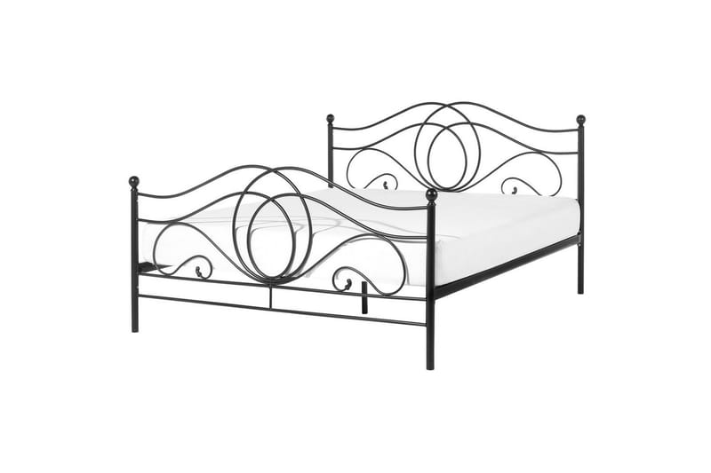 Säng med lamellram Lyra - Svart - Möbler - Sovrum - Sängram & sängstomme