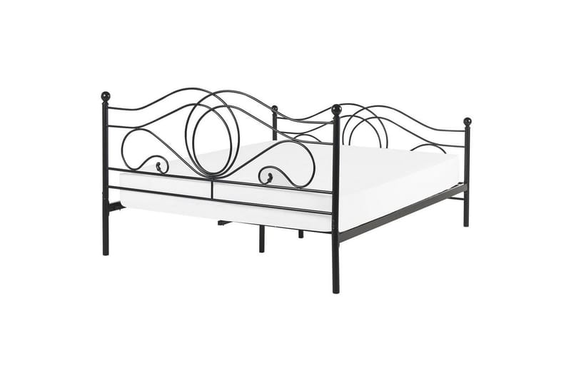 Säng med lamellram Lyra - Svart - Möbler - Sovrum - Sängram & sängstomme