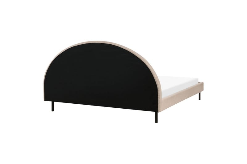 Säng med lamellram Margut - Beige/Bouclé, 180x200 cm - Möbler - Sovrum - Sängram & sängstomme