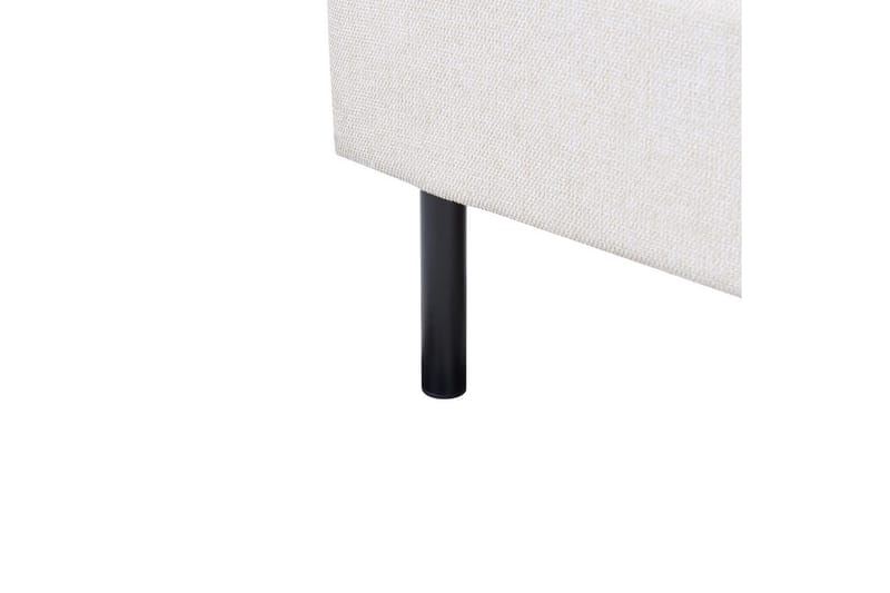 Säng med lamellram Margut - Beige/Polyester, 160x200 cm - Möbler - Sovrum - Sängram & sängstomme