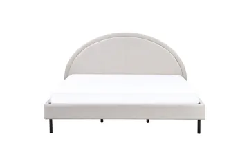 Säng med lamellram Margut - Beige/Polyester, 180x200 cm - Möbler - Sovrum - Sängram & sängstomme