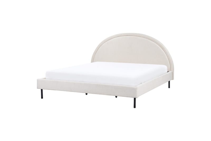Säng med lamellram Margut - Beige/Polyester, 180x200 cm - Möbler - Sovrum - Sängram & sängstomme