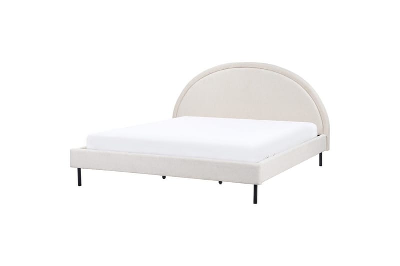 Säng med lamellram Margut - Beige/Polyester, 180x200 cm - Möbler - Sovrum - Sängram & sängstomme