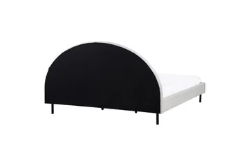 Säng med lamellram Margut - Grå/Polyester, 180x200 cm - Möbler - Sovrum - Sängram & sängstomme