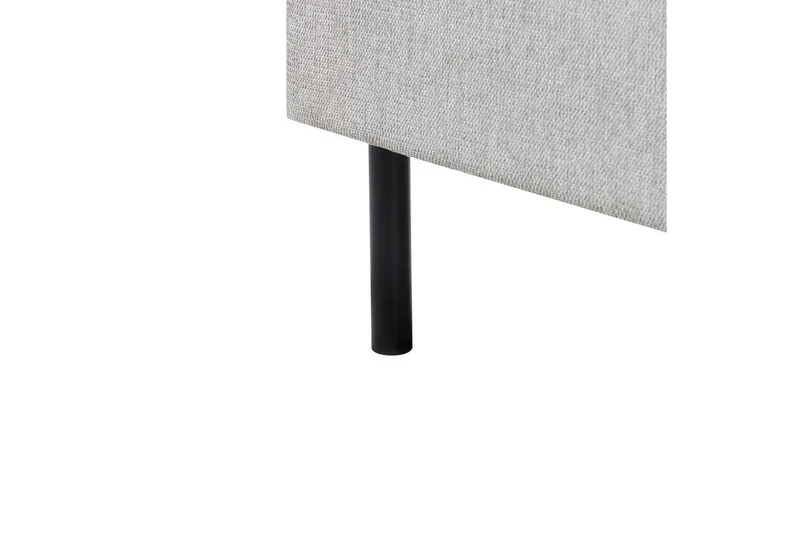 Säng med lamellram Margut - Grå/Polyester, 180x200 cm - Möbler - Sovrum - Sängram & sängstomme