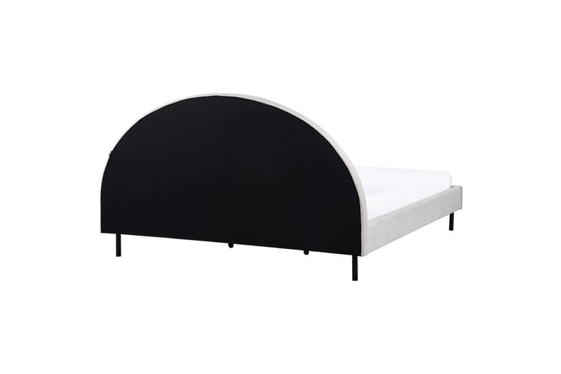 Säng med lamellram Margut - Grå/Polyester, 180x200 cm - Möbler - Sovrum - Sängram & sängstomme