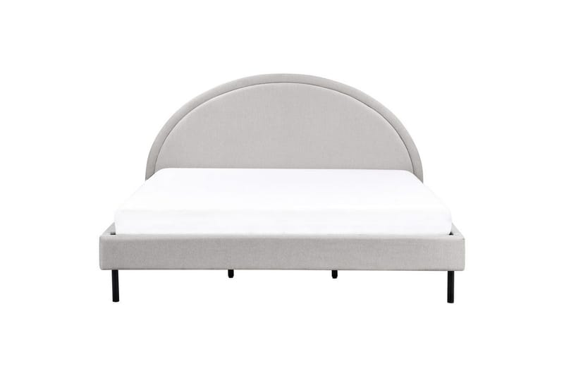Säng med lamellram Margut - Grå/Polyester, 180x200 cm - Möbler - Sovrum - Sängram & sängstomme