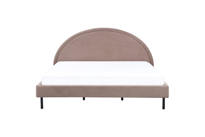 Säng med lamellram Margut - Taupe/Bouclé, 180x200 cm - Möbler - Sovrum - Sängram & sängstomme