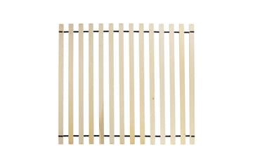 Säng med lamellram Margut - Vit/Bouclé, 160x200 cm - Möbler - Sovrum - Sängram & sängstomme