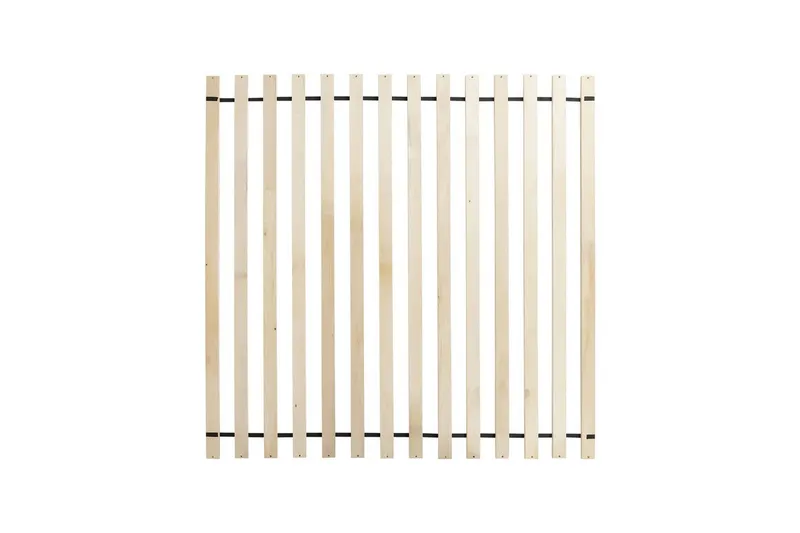 Säng med lamellram Margut - Vit/Bouclé, 180x200 cm - Möbler - Sovrum - Sängram & sängstomme