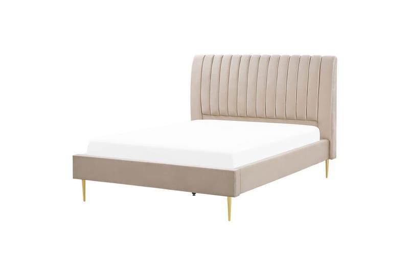 Säng med lamellram Marville - Beige, 140x200 cm - Möbler - Sovrum - Sängram & sängstomme