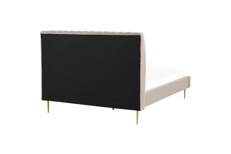 Säng med lamellram Marville - Beige, guld, 180x200 cm - Möbler - Sovrum - Sängram & sängstomme
