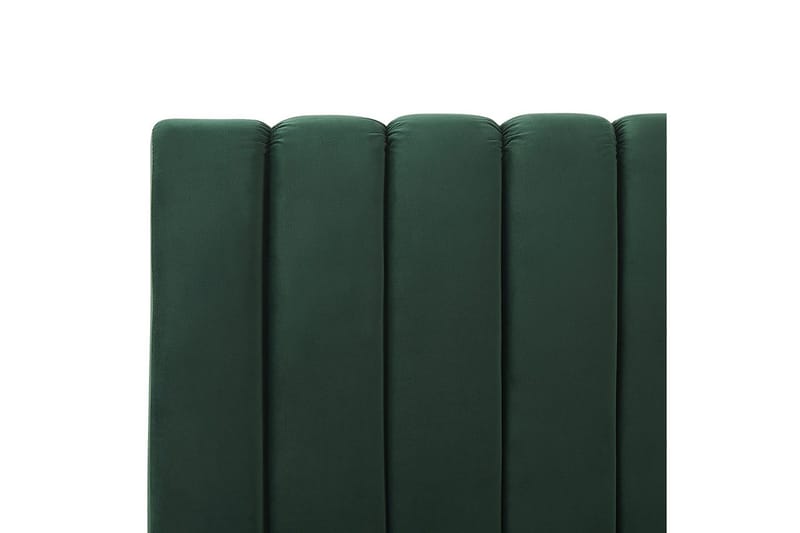 Säng med lamellram Marville - Grön, guld, 160x200 cm - Möbler - Sovrum - Sängram & sängstomme