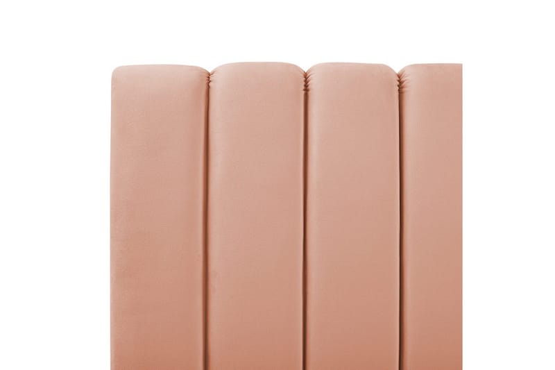 Säng med lamellram Marville - Rosa, guld, 140x200 cm - Möbler - Sovrum - Sängram & sängstomme