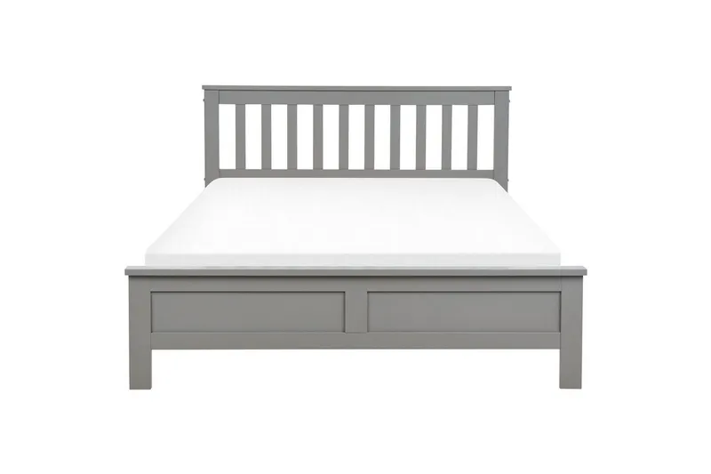 Säng med lamellram Mayenne - Grå, 140x200 cm - Möbler - Sovrum - Sängram & sängstomme