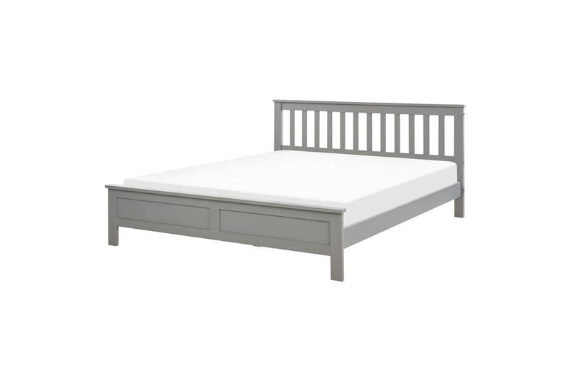 Säng med lamellram Mayenne, Grå, 160x200 cm