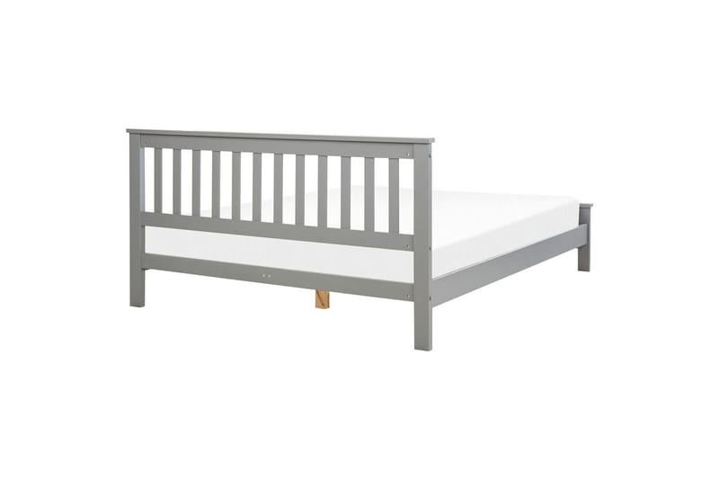 Säng med lamellram Mayenne - Grå, 160x200 cm - Möbler - Sovrum - Sängram & sängstomme