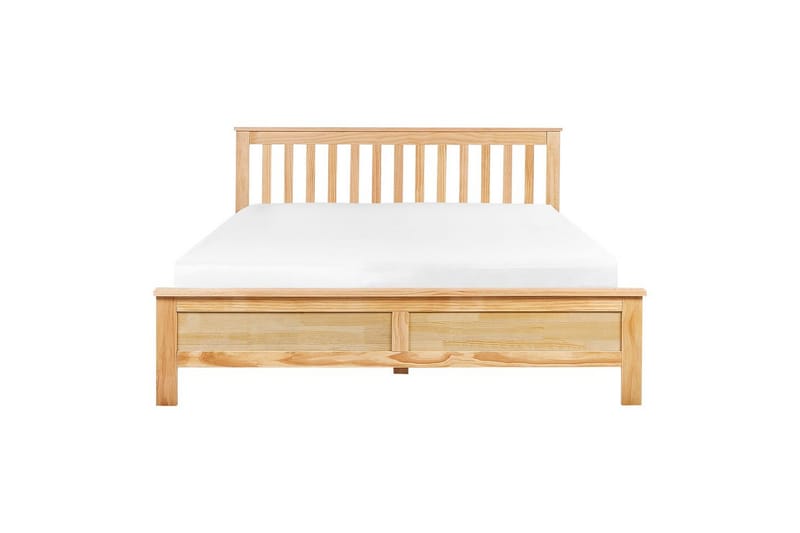 Säng med lamellram Mayenne - Ljus trä, 140x200 cm - Möbler - Sovrum - Sängram & sängstomme