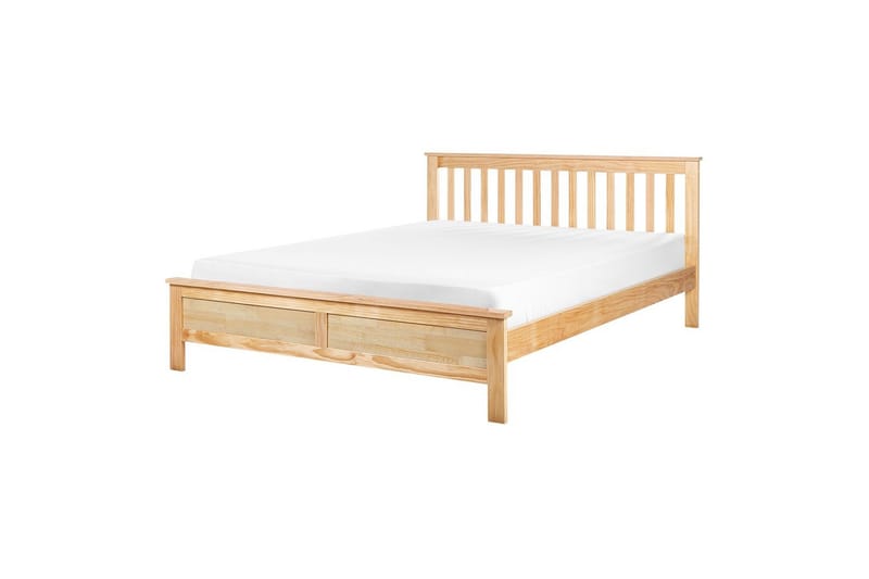 Säng med lamellram Mayenne - Ljus trä, 140x200 cm - Möbler - Sovrum - Sängram & sängstomme