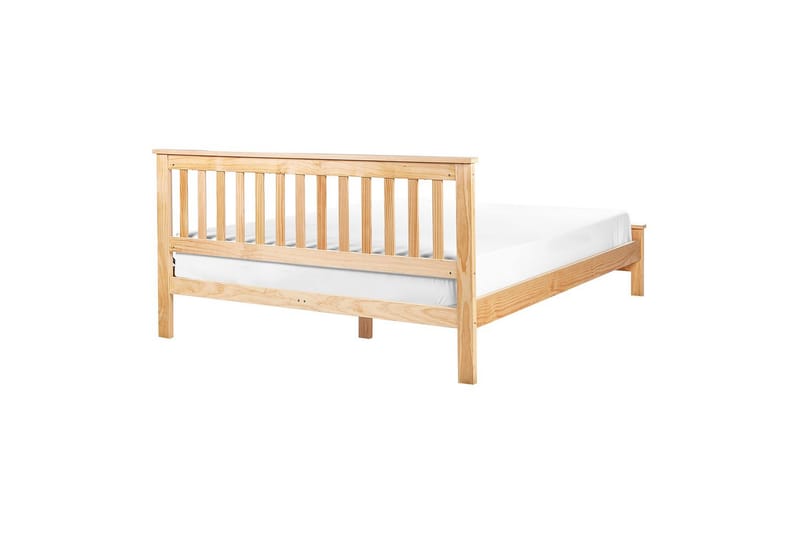 Säng med lamellram Mayenne - Ljus trä, 140x200 cm - Möbler - Sovrum - Sängram & sängstomme