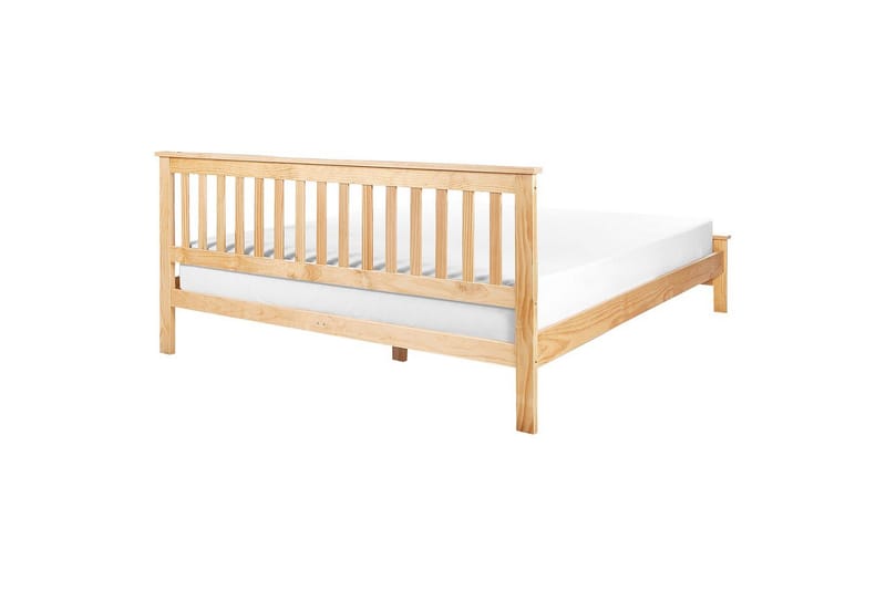 Säng med lamellram Mayenne - Ljus trä, 180x200 cm - Möbler - Sovrum - Sängram & sängstomme