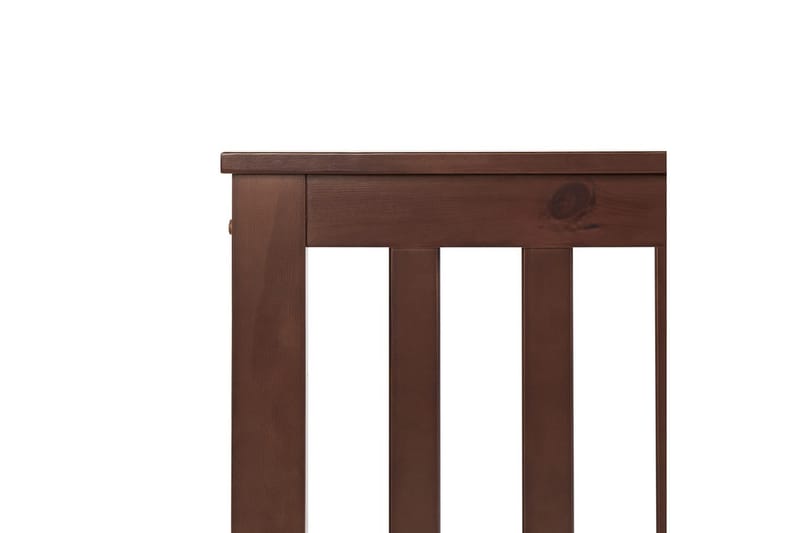 Säng med lamellram Mayenne - Mörkt trä, 160x200 cm - Möbler - Sovrum - Sängram & sängstomme