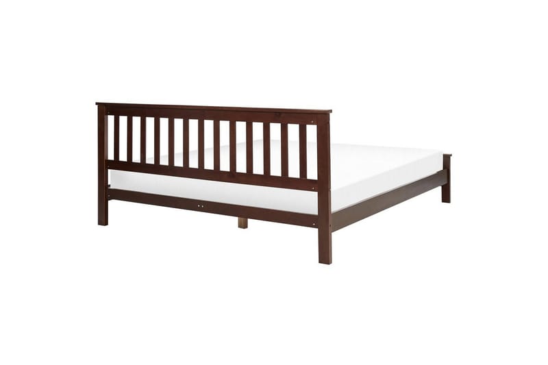 Säng med lamellram Mayenne - Mörkt trä, 180x200 cm - Möbler - Sovrum - Sängram & sängstomme