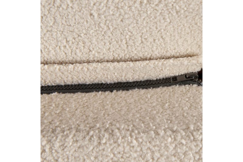 Säng med lamellram Melle - Beige/Bouclé, 140x200 cm - Möbler - Sovrum - Sängram & sängstomme