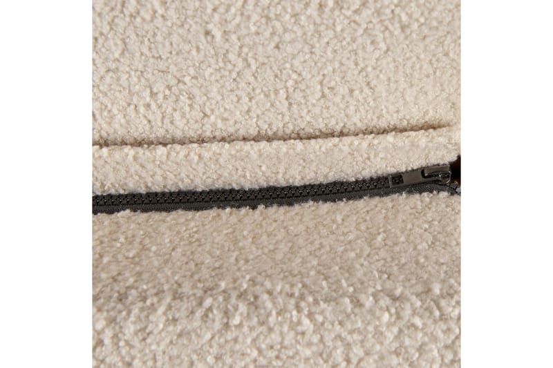 Säng med lamellram Melle - Beige/Bouclé, 140x200 cm - Möbler - Sovrum - Sängram & sängstomme