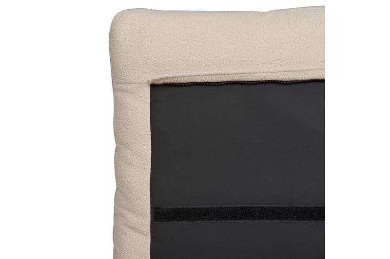 Säng med lamellram Melle - Beige/Bouclé, 140x200 cm - Möbler - Sovrum - Sängram & sängstomme