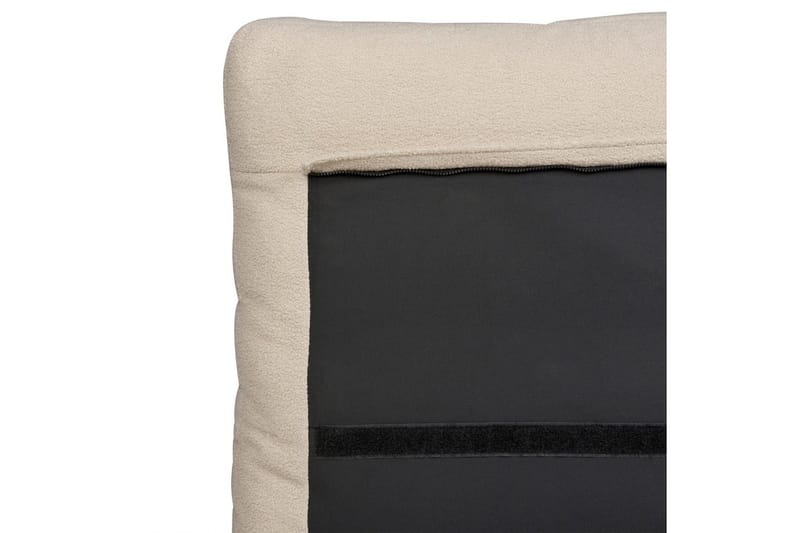Säng med lamellram Melle - Beige/Bouclé, 160x200 cm - Möbler - Sovrum - Sängram & sängstomme