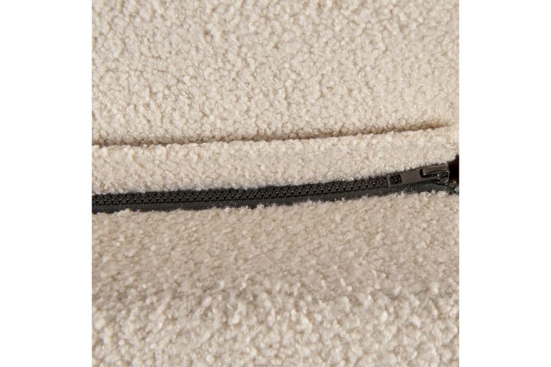 Säng med lamellram Melle - Beige/Bouclé, 160x200 cm - Möbler - Sovrum - Sängram & sängstomme