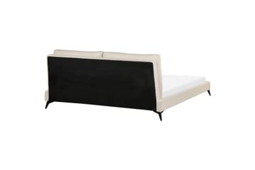 Säng med lamellram Melle - Beige/Bouclé, 180x200 cm - Möbler - Sovrum - Sängram & sängstomme