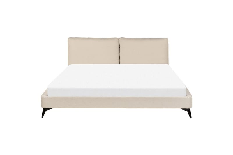 Säng med lamellram Melle - Beige/Bouclé, 180x200 cm - Möbler - Sovrum - Sängram & sängstomme