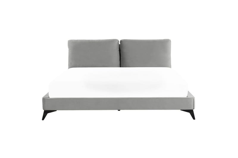 Säng med lamellram Melle - Grå, svart/Sammet, 180x200 cm - Möbler - Sovrum - Sängram & sängstomme