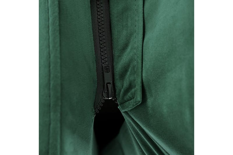 Säng med lamellram Melle - Grön, Svart/Sammet, 160x200 cm - Möbler - Sovrum - Sängram & sängstomme