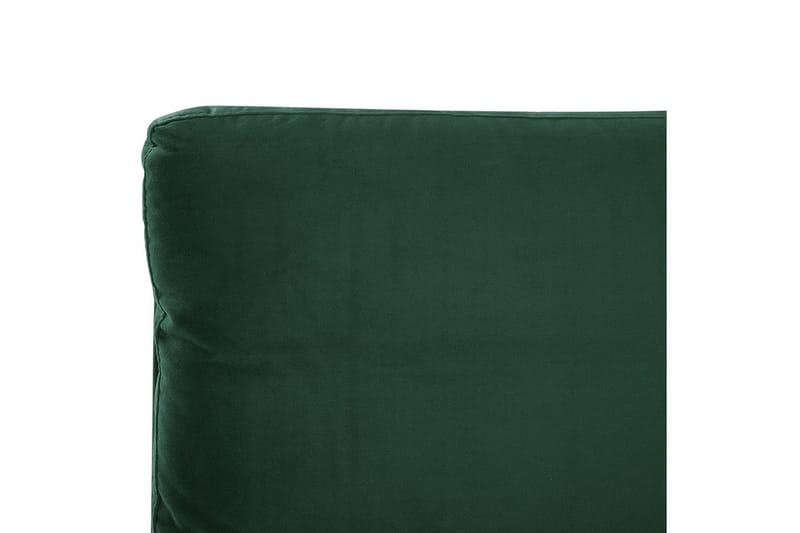 Säng med lamellram Melle - Grön, Svart/Sammet, 160x200 cm - Möbler - Sovrum - Sängram & sängstomme