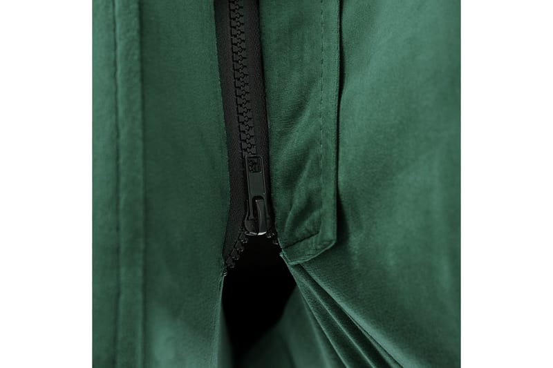 Säng med lamellram Melle - Grön, Svart/Sammet, 180x200 cm - Möbler - Sovrum - Sängram & sängstomme