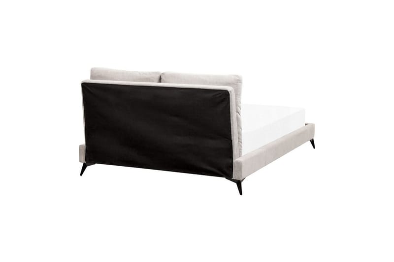 Säng med lamellram Melle - Ljusbeige/Manchestertyg, 140x200 cm - Möbler - Sovrum - Sängram & sängstomme