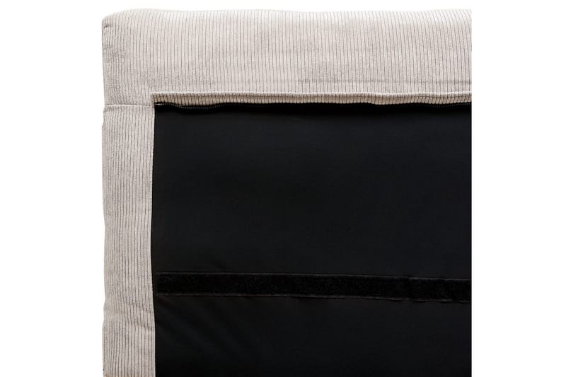 Säng med lamellram Melle - Ljusbeige/Manchestertyg, 140x200 cm - Möbler - Sovrum - Sängram & sängstomme