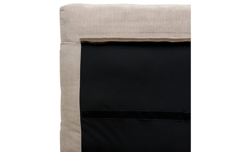 Säng med lamellram Melle - Taupe/Manchestertyg, 140x200 cm - Möbler - Sovrum - Sängram & sängstomme