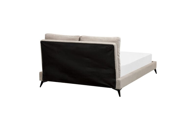 Säng med lamellram Melle - Taupe/Manchestertyg, 140x200 cm - Möbler - Sovrum - Sängram & sängstomme