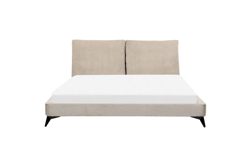 Säng med lamellram Melle - Taupe/Manchestertyg, 180x200 cm - Möbler - Sovrum - Sängram & sängstomme