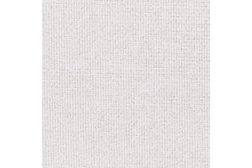 Säng med lamellram Millay - Vit, ljust trä, svart/Polyester, 140x200 cm - Möbler - Sovrum - Sängram & sängstomme