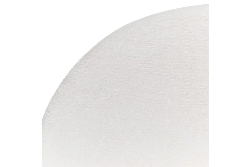 Säng med lamellram Millay - Vit, ljust trä, svart/Polyester, 140x200 cm - Möbler - Sovrum - Sängram & sängstomme