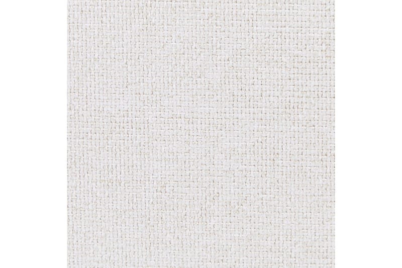 Säng med lamellram Millay - Vit, ljust trä, svart/Polyester, 180x200 cm - Möbler - Sovrum - Sängram & sängstomme