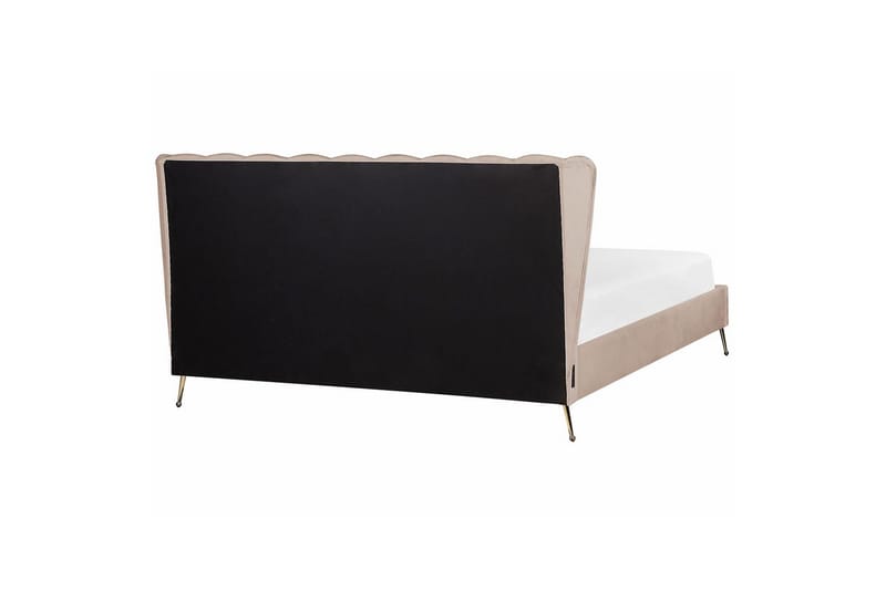 Säng med lamellram Miribel - Taupe, guld, 180x200 cm - Möbler - Sovrum - Sängram & sängstomme