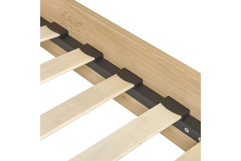 Säng med lamellram Monpazier - Ljus trä, 140x200 cm - Möbler - Sovrum - Sängram & sängstomme