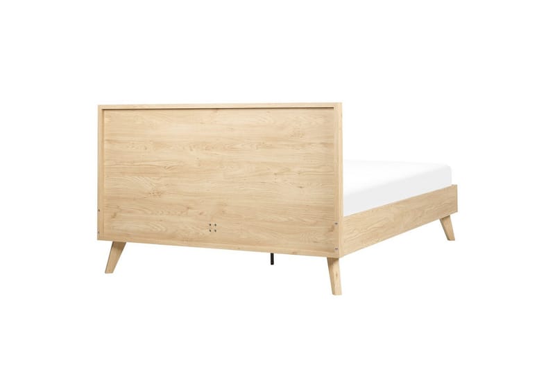 Säng med lamellram Monpazier - Ljus trä, 140x200 cm - Möbler - Sovrum - Sängram & sängstomme