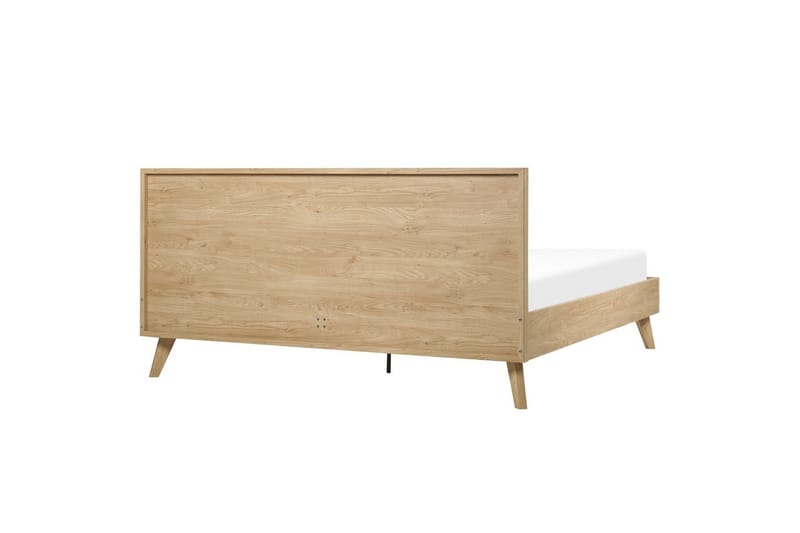 Säng med lamellram Monpazier - Ljus trä, 180x200 cm - Möbler - Sovrum - Sängram & sängstomme